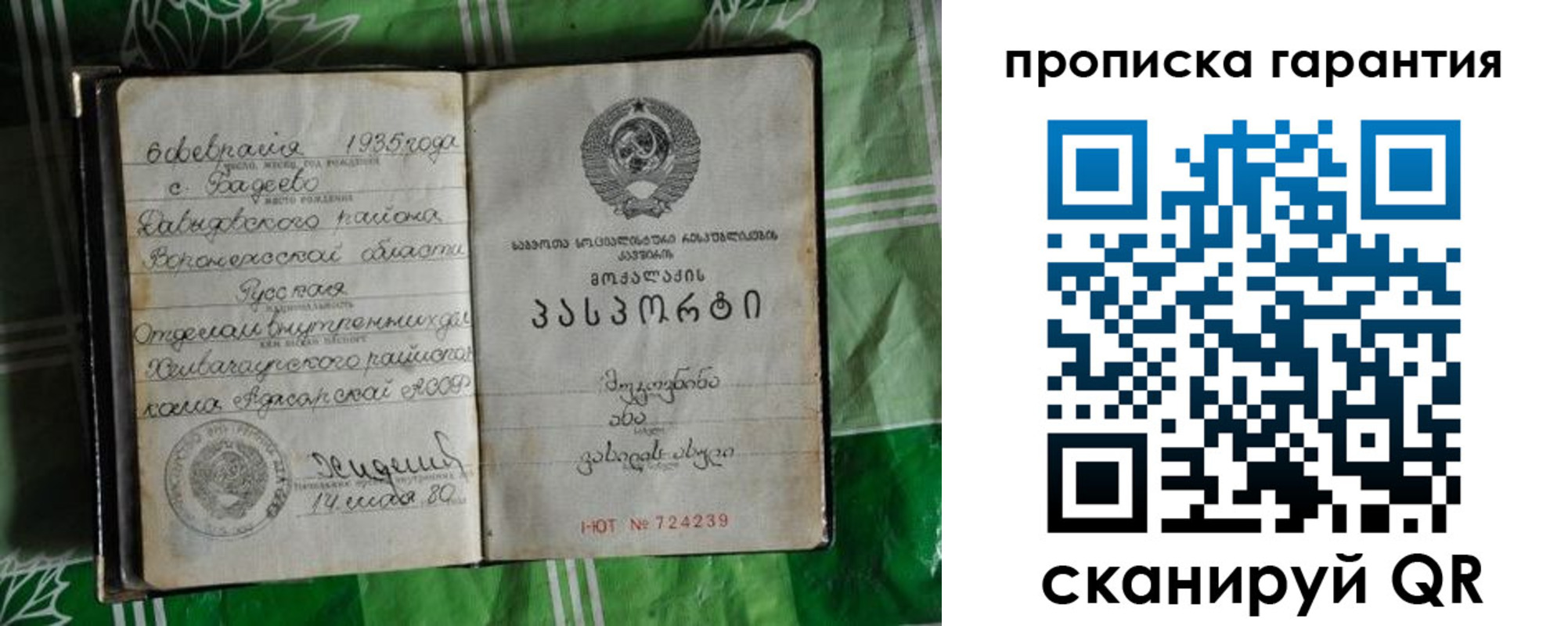 временная регистрация гарантия в Буйе
